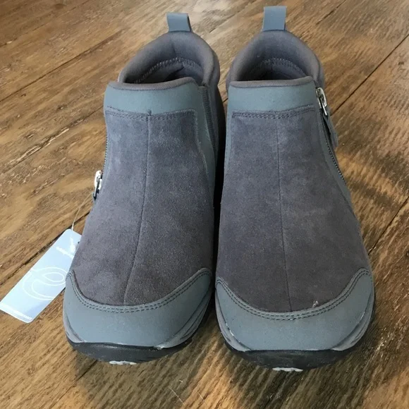Easy Spirit Gray Suede Ankle Boots 7.5 - Picture 2 of 4